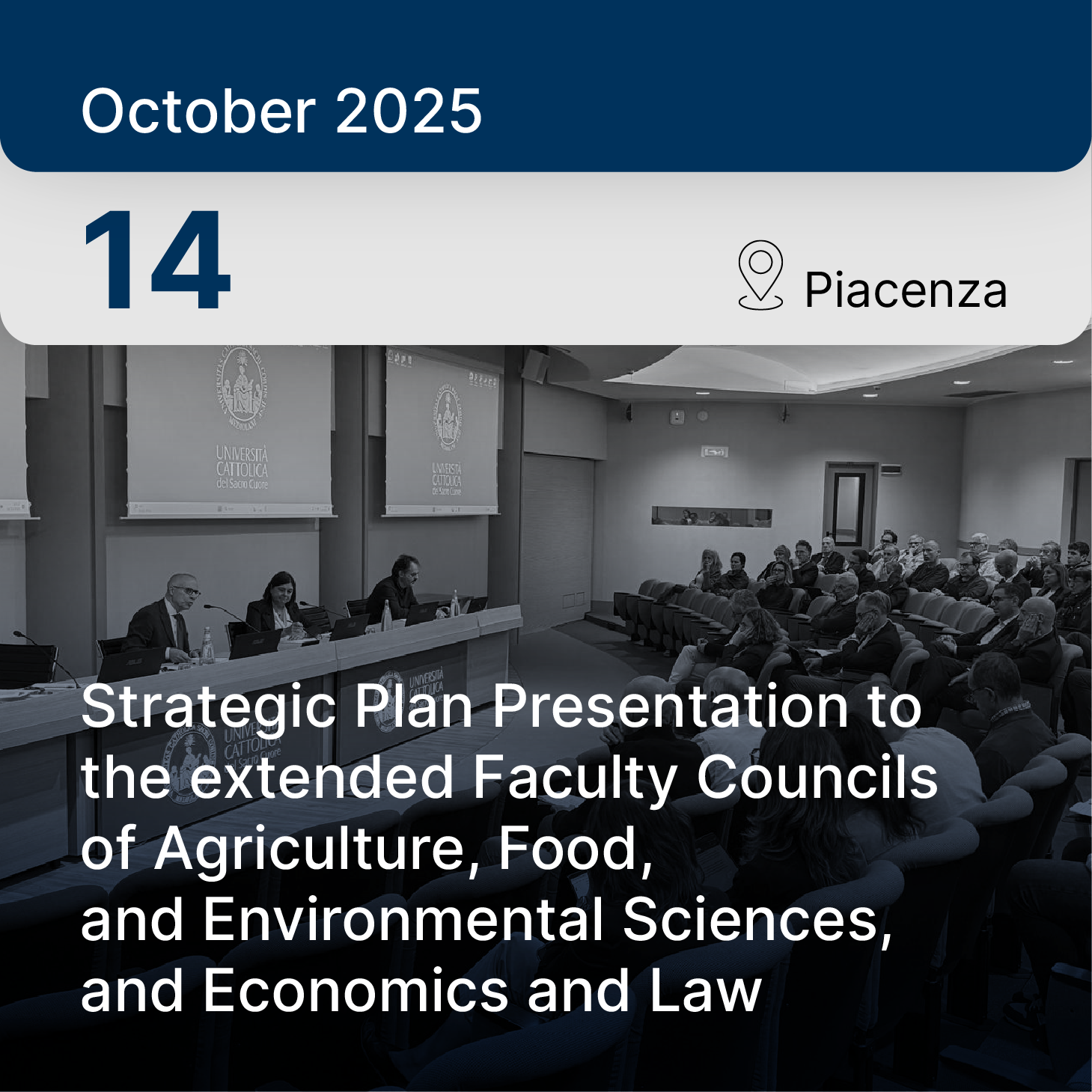 October 17–21, 2025: Thematic workshops with tenured and adjunct faculty, researchers, PhD candidates, and postgraduate students